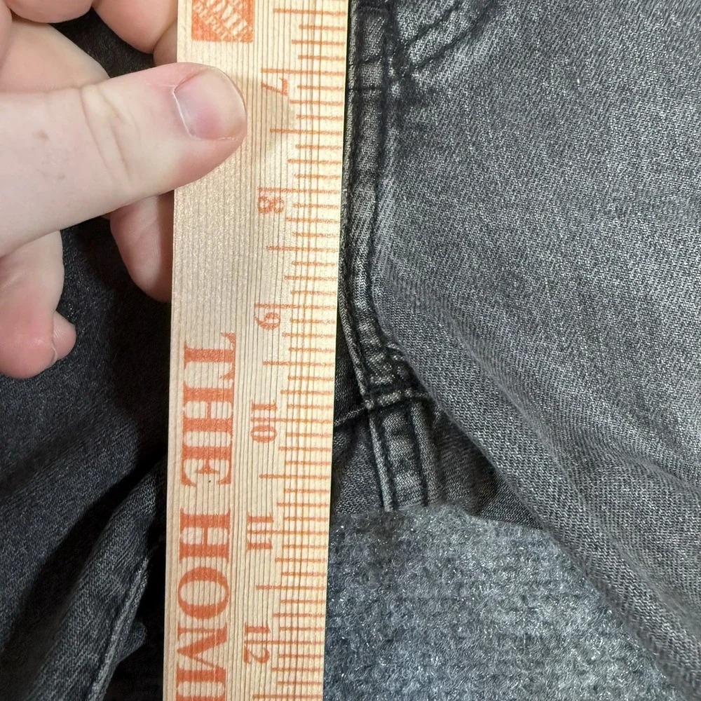 Levi's Jeans Mens 30x32 (Fits 28x31) Gray 502 Regular Taper Premium‎ Stretch